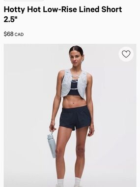 lululemon athletica Navy Running Shorts - Navy 6